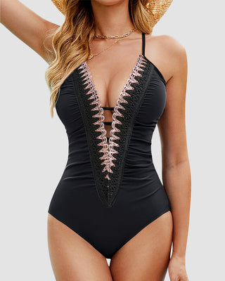 Badpak met Buikcontrole en Ruches