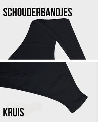 Body moldeador – Sin mangas y con corrección abdominal