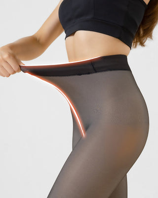 Warme Transparante Fleece-Voering Panty (1+1 Gratis)