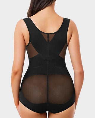 Body Shaper met Open Borst en Kruiscompressie