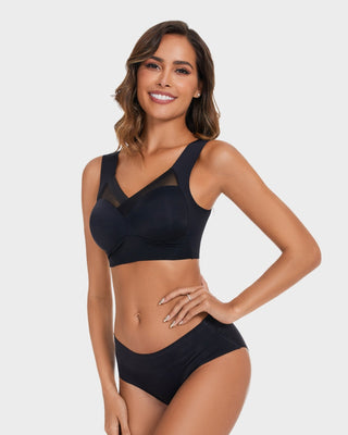 Sujetador cómodo con malla suavizante