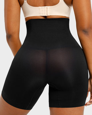 Comfort Seamless Hoge Taille Shaping Shorts – Mid-Thigh