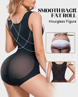 Body Shaper met Open Borst en Kruiscompressie
