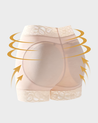 Shorts moldeadores de cintura alta con encaje