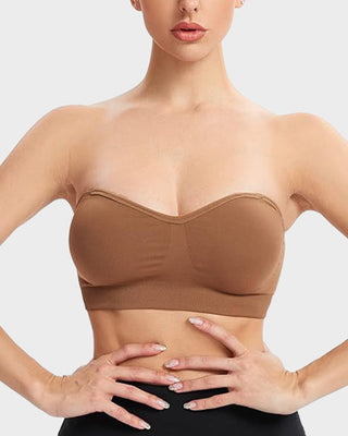 Strapless Bandeau BH – Naadloos, Draadloos & Blijft Perfect Zitten