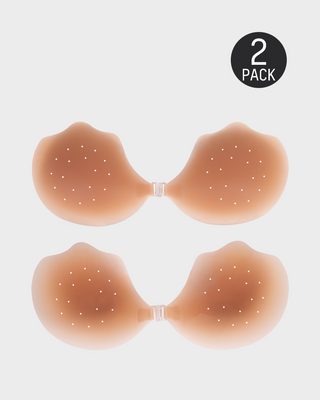 Ademende Zelfklevende Onzichtbare Siliconen BH (2 stuks)