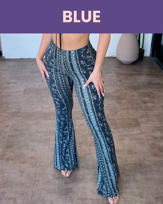 Yack Saint® Boho Flared Pants met Billift