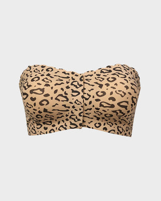 Yack Saint® Strapless Voor-Sluiting Beha met Luipaardprint