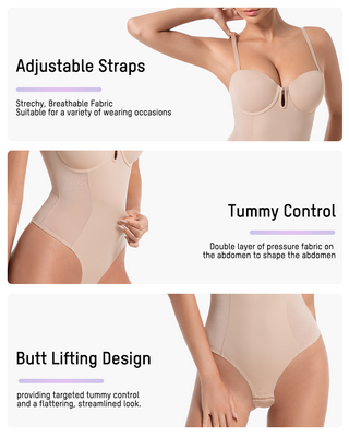 All-in-One Shaping String Bodysuit