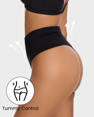 Mid Waist Tummy Control String (2-pack)