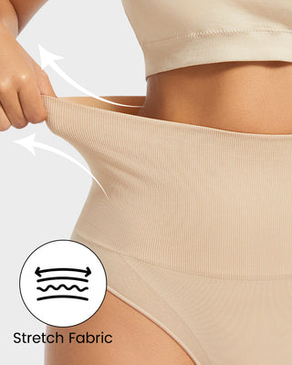 Ultra High-Waist Naadloze Tummy Control String