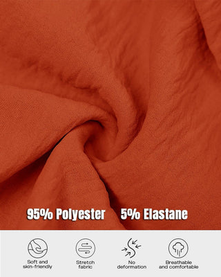 Lange Mouwen Overhemdjurk met Knoopsluiting en Trekkoord