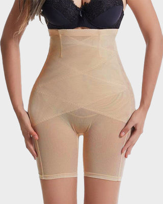 Yack Saint® Mesh Hoge Taille Shapewear Shorts