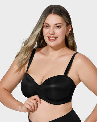 Comfort Push-Up BH zonder Vulling met Afneembare Bandjes