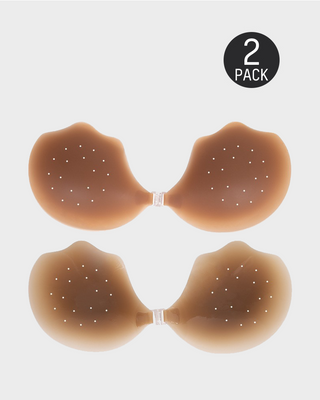 Ademende Zelfklevende Onzichtbare Siliconen BH (2 stuks)