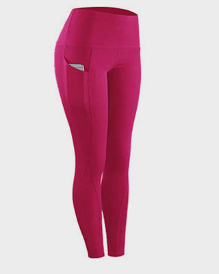 High Waist Tummy Control Fitness Leggings met Zakken