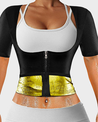 Camiseta transpirable con cremallera