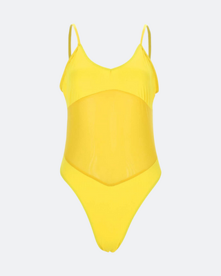One-Piece Tan-Through Badpak – Zonnen Zonder Strepen, Stijlvol Bedekt