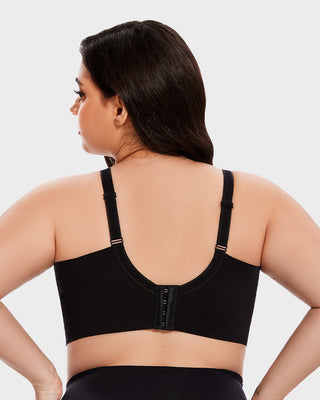 Bladkant Push-Up BH met Volledige Bedekking – Ongevoerd