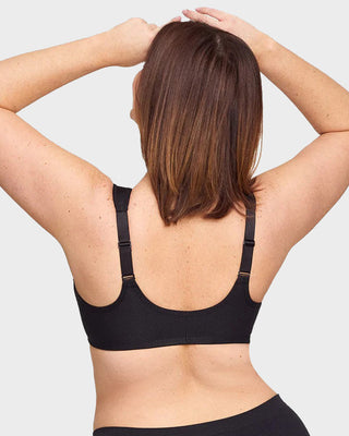 Sujetador con aros, estampado y cierre delantero