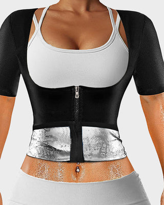 Camiseta transpirable con cremallera