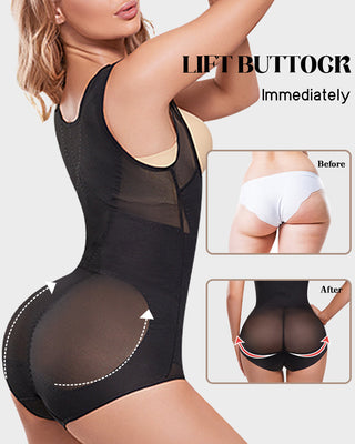 Body Shaper met Open Borst en Kruiscompressie