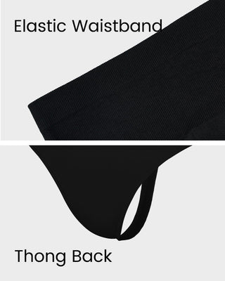 High Waist Tummy Control String (2-pack)