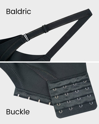 Bladkant Push-Up BH met Volledige Bedekking – Ongevoerd