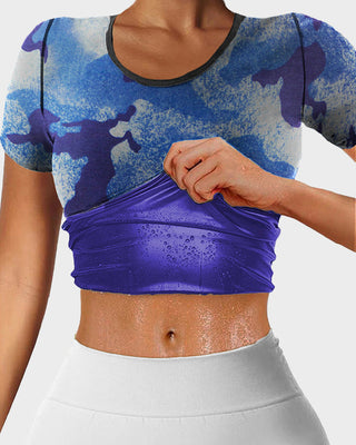 Camiseta Sweat-Effect Sauna: acelera la quema de grasa con comodidad