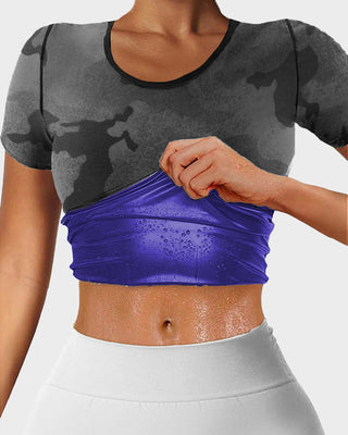 Camiseta Sweat-Effect Sauna: acelera la quema de grasa con comodidad