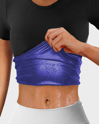 Camiseta Sweat-Effect Sauna: acelera la quema de grasa con comodidad