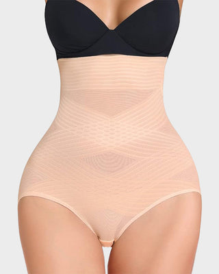Dames Shapewear met Slim Cross Design – Hoge Taille & Billift