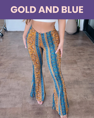 Yack Saint® Boho Flared Pants met Billift