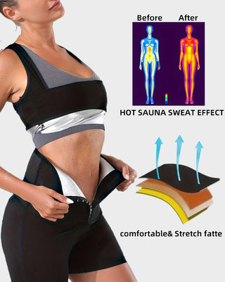 Compressie Tummy Control Sauna Shorts