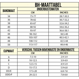 Yack Saint® Push-Up BH met Gladde Rug – Beige