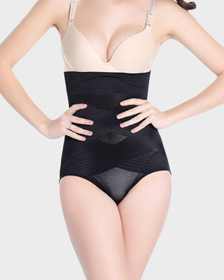 Dames Shapewear met Slim Cross Design – Hoge Taille & Billift