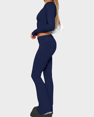 Yack Saint® Lounge Set met Lange Mouwen van Katoenjersey