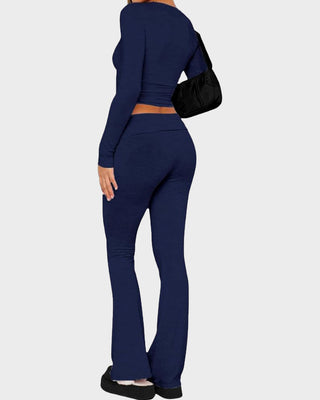 Yack Saint® Lounge Set met Lange Mouwen van Katoenjersey