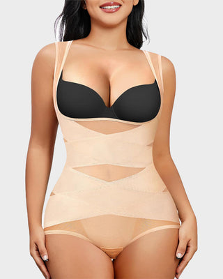 Body Shaper met Open Borst en Kruiscompressie