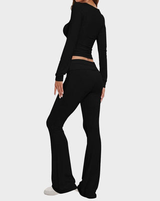 Yack Saint® Lounge Set met Lange Mouwen van Katoenjersey