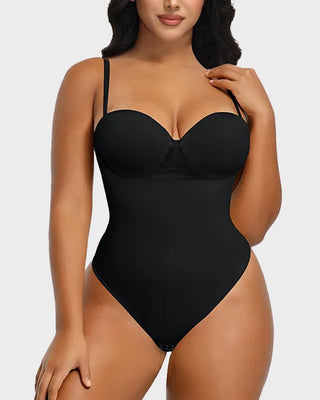 Naadloze Shapewear Bodysuit met Rugveterdetail