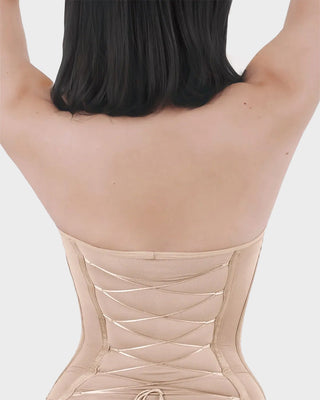 Naadloze Shapewear Bodysuit met Rugveterdetail