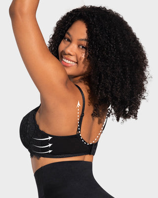 Comfortabele Ongevoerde Kant Push-Up Beugel-BH