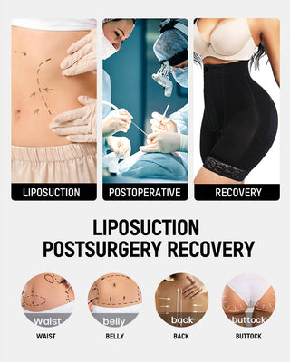 Shaping Shorts met Dubbele Compressie en Hoge Taille