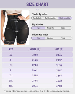 Shaping Shorts met Dubbele Compressie en Hoge Taille