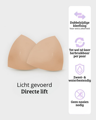 Onzichtbare Dubbelzijdige Adhesive Lift Inserts (2 paar)