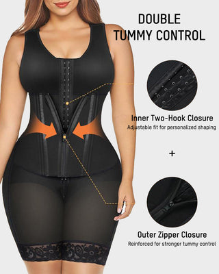 Yack Saint® Sculptura – Faja de compresión doble para todo el cuerpo