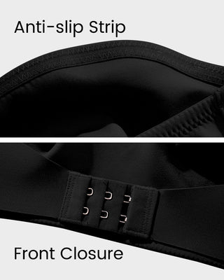 Voor-Sluiting Naadloze Beugelloze Bandeau BH