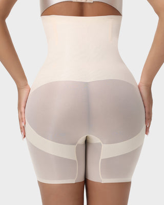 High-Waist Cross Compression Shaping Shorts – Voor Een Strakker, Gladder Silhouet