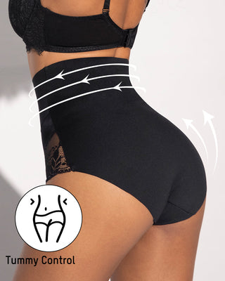 High-Waist Naadloze Kant Shaping Slip (3 Pack)